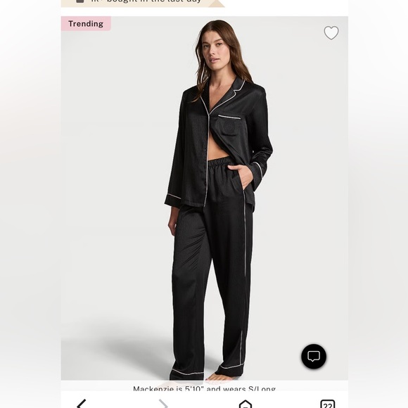 New Victoria's Secret satin pj set size M - Picture 3 of 7